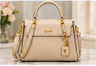 Elegant beige handbag